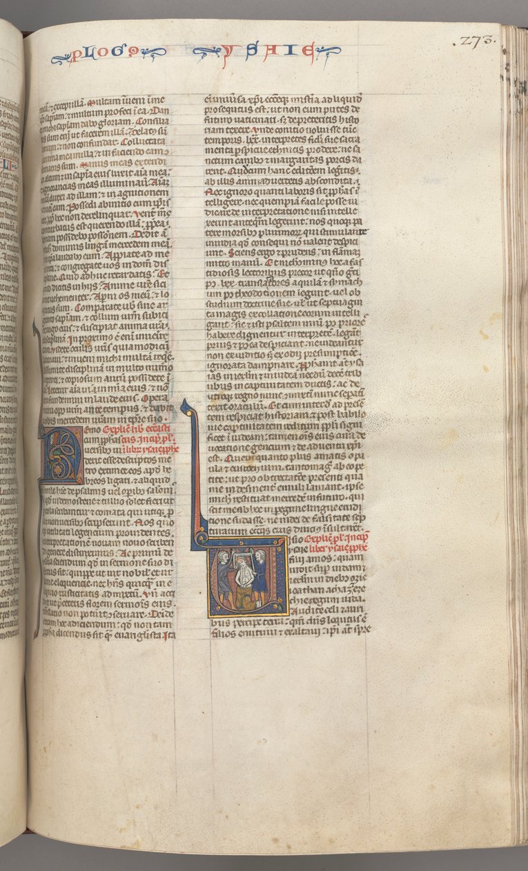 fol. 273r, Isaiah, ilk V, Isaiah