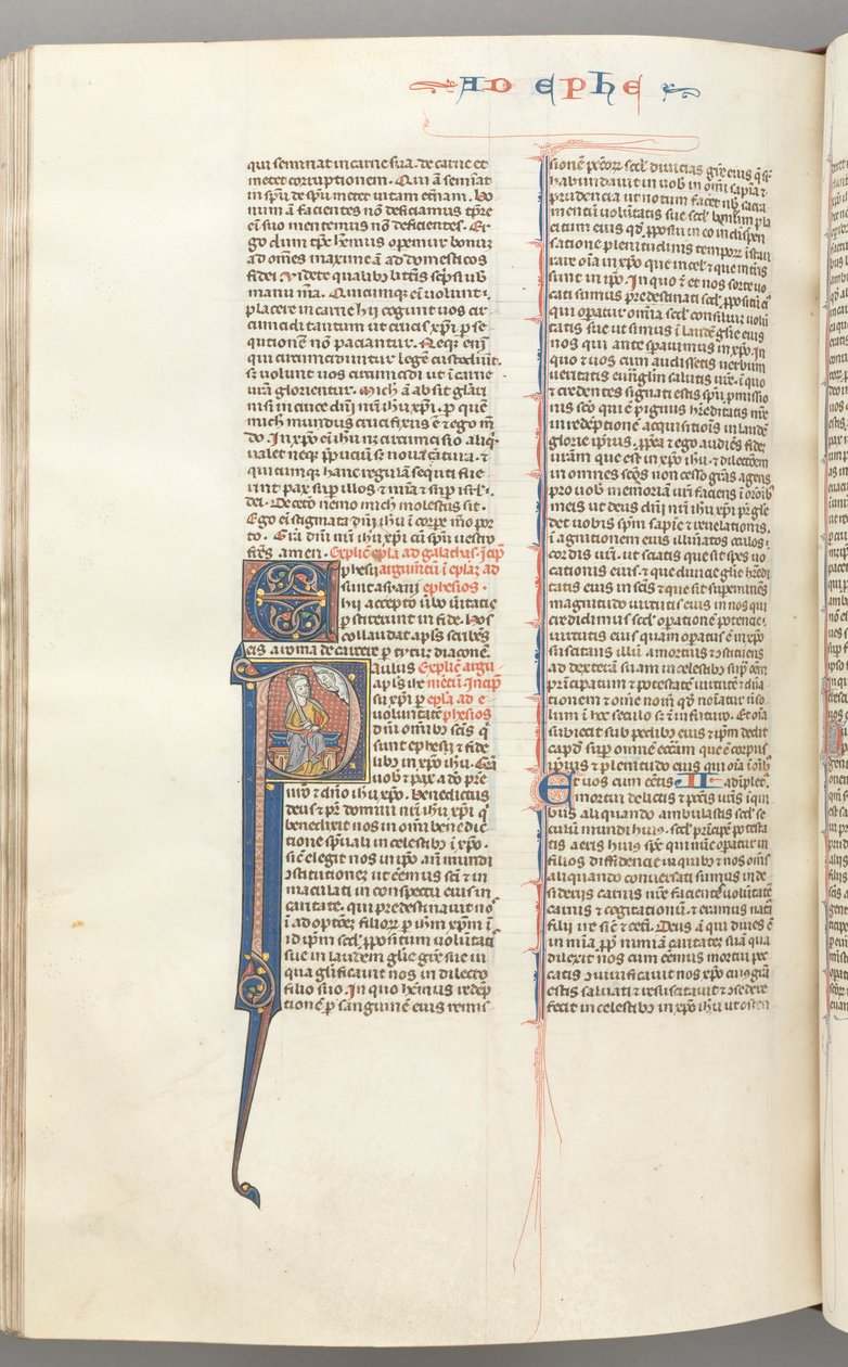 fol. 450v, Efesliler, ilk P