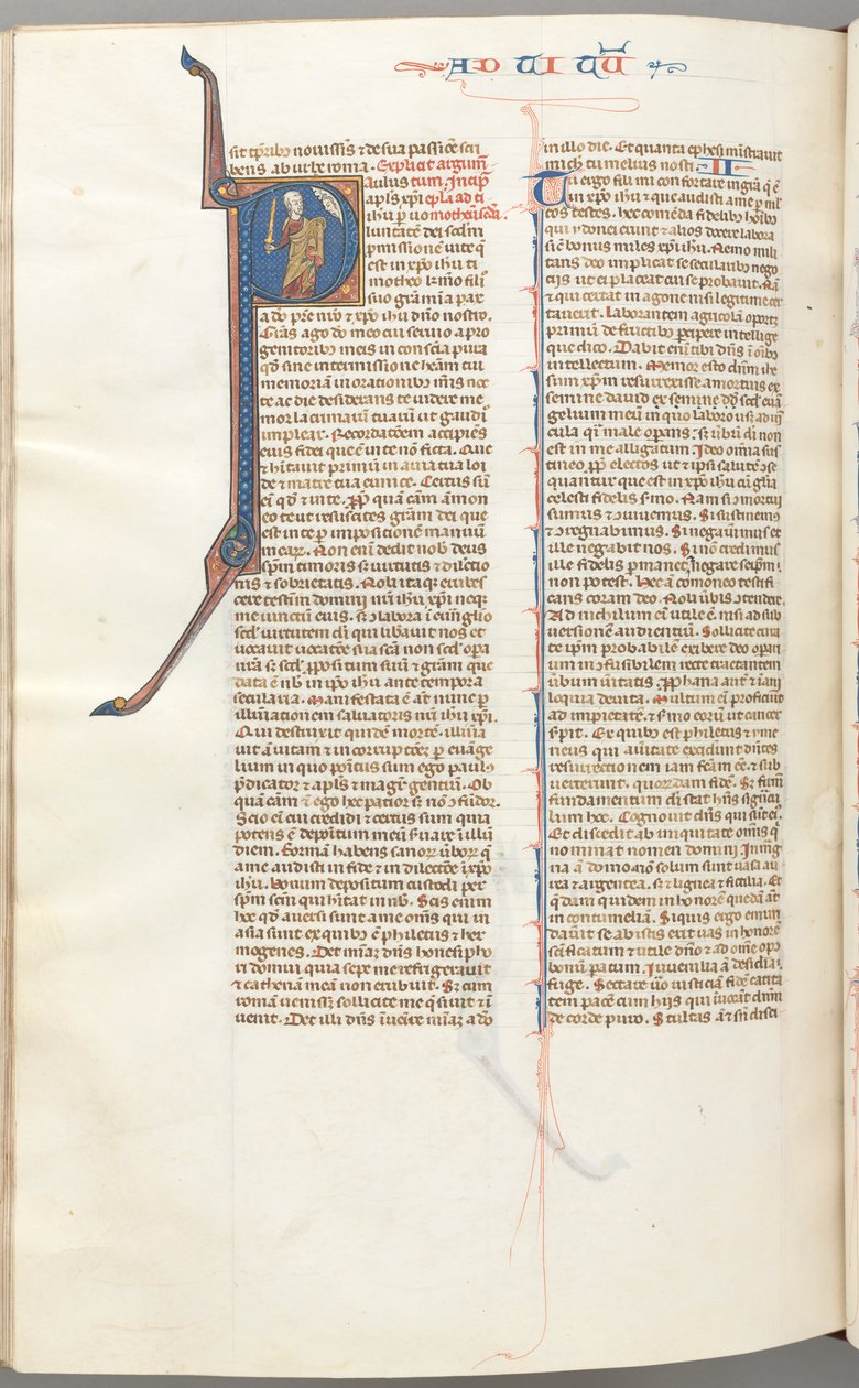 fol. 457v, Timothy II, ilk P