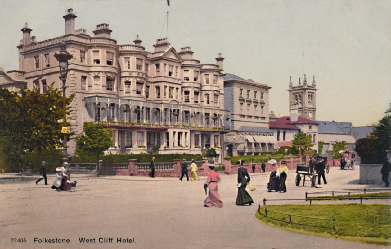 Halk taşı. West Cliff Hotel, 19. yüzyılın sonları - 20. yüzyılın başlarında by Unbekannt