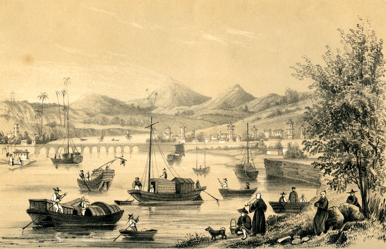 Foo Choo Foo, İngiliz ticaretine geç antlaşma ile açılan beş limandan biri, 1847 by Unbekannt