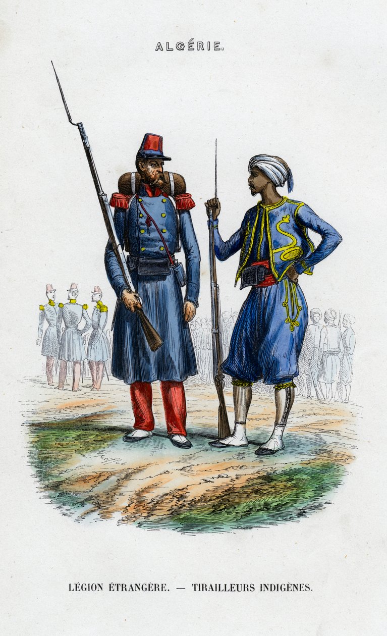 Yabancı lejyoner ve yerli keskin nişancı, Cezayir