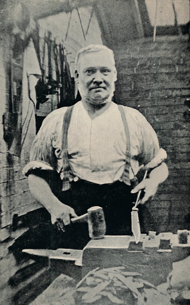 Bıçak Dövme, c1917 by Unbekannt