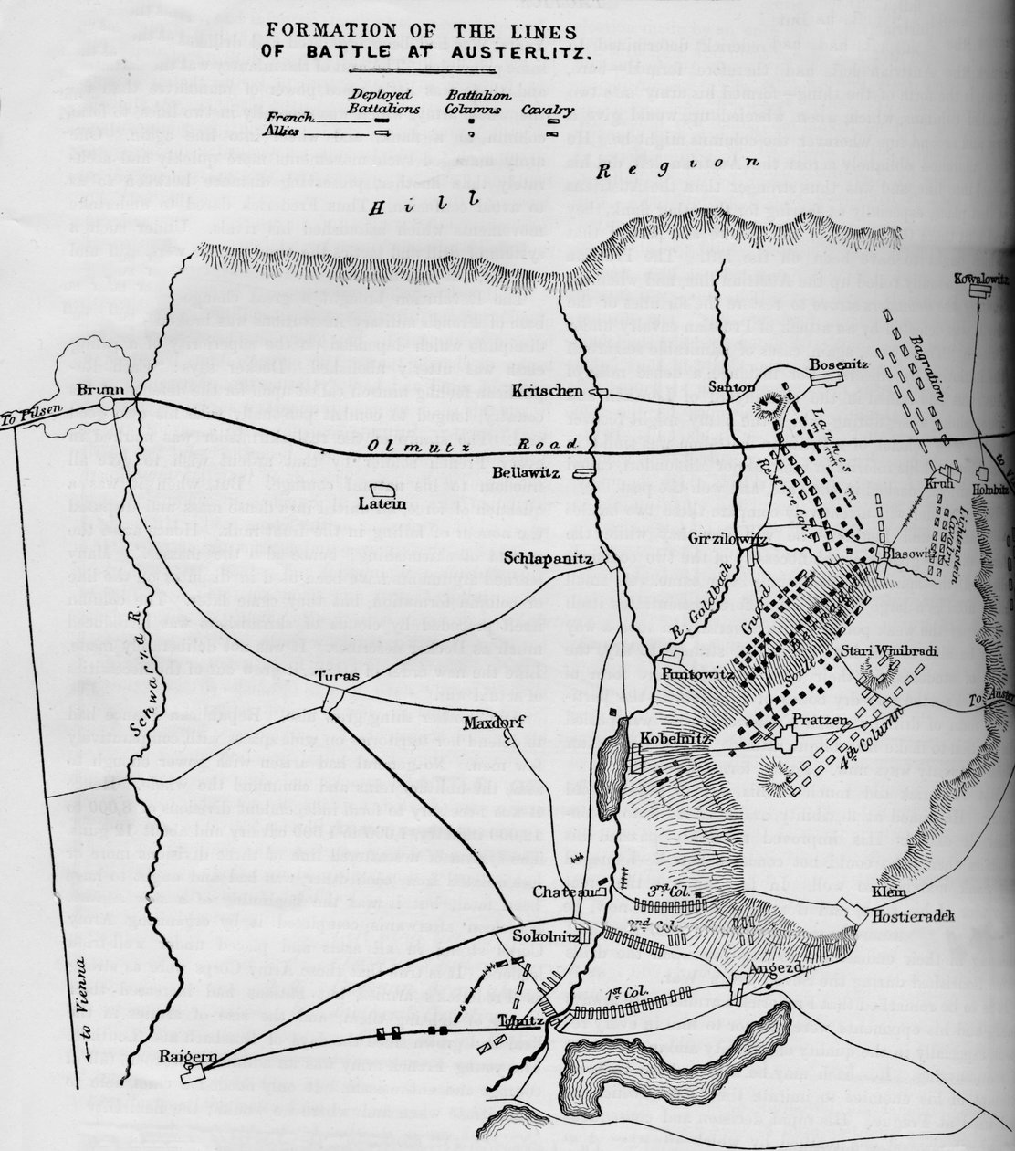 Austerlitz Savaşı Hatlarının Oluşumu, 1884 by Unbekannt