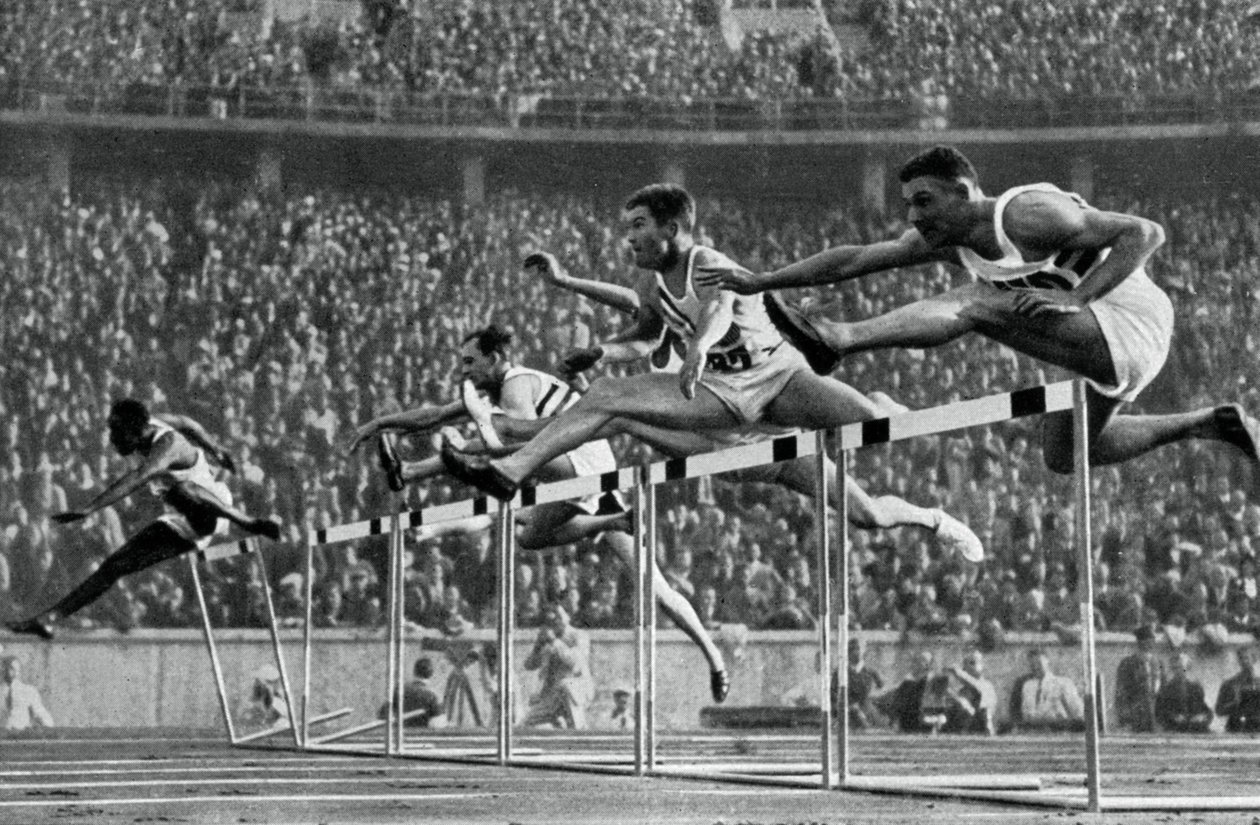 Forrest Towns, 110 metre engellide Amerikan Olimpiyat şampiyonu, 1936 by Unbekannt