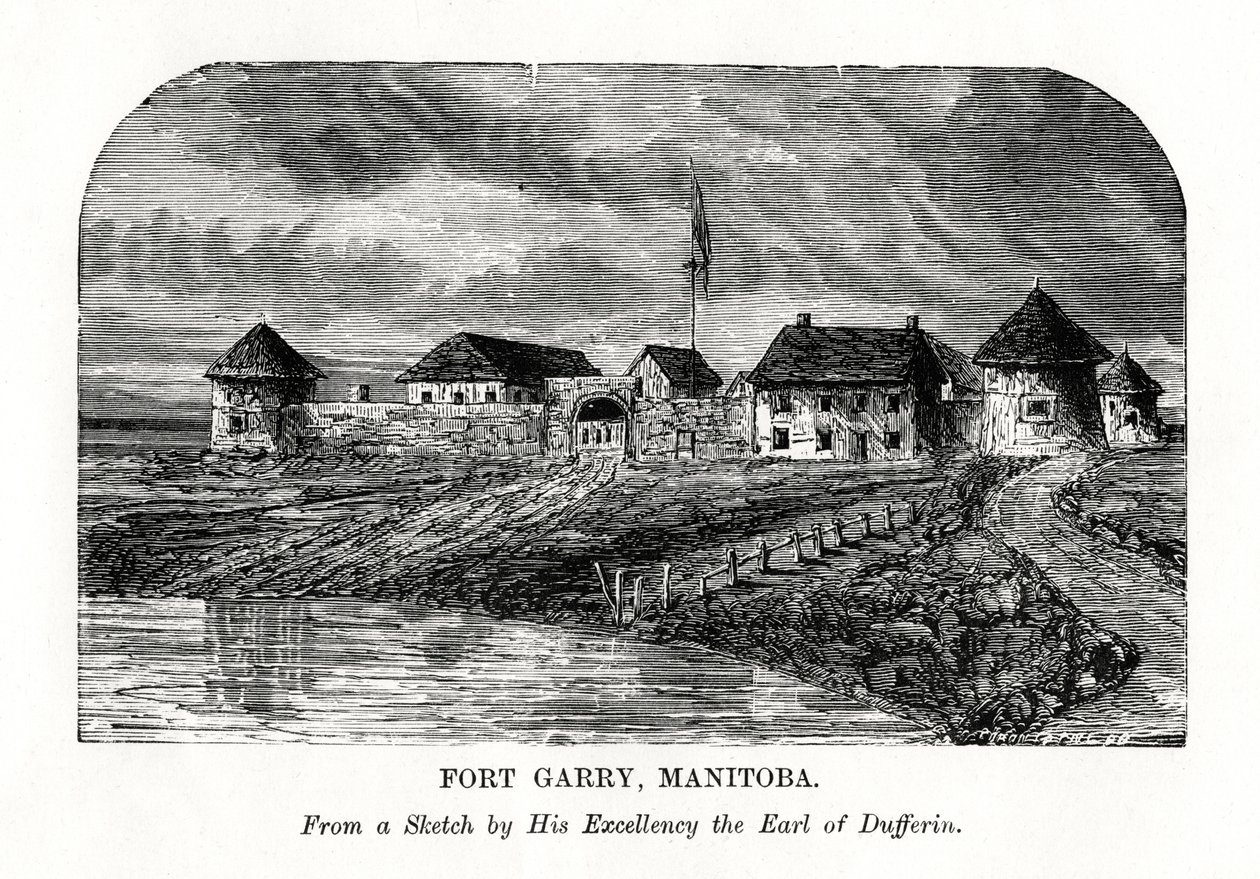 Fort Garry, Manitoba, Kanada, 19. yüzyıl sonu by Unbekannt
