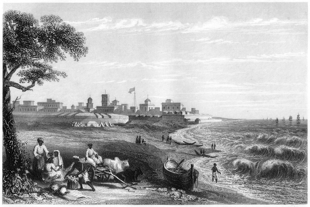 Fort George, Madras, Hindistan, c1860 by Unbekannt