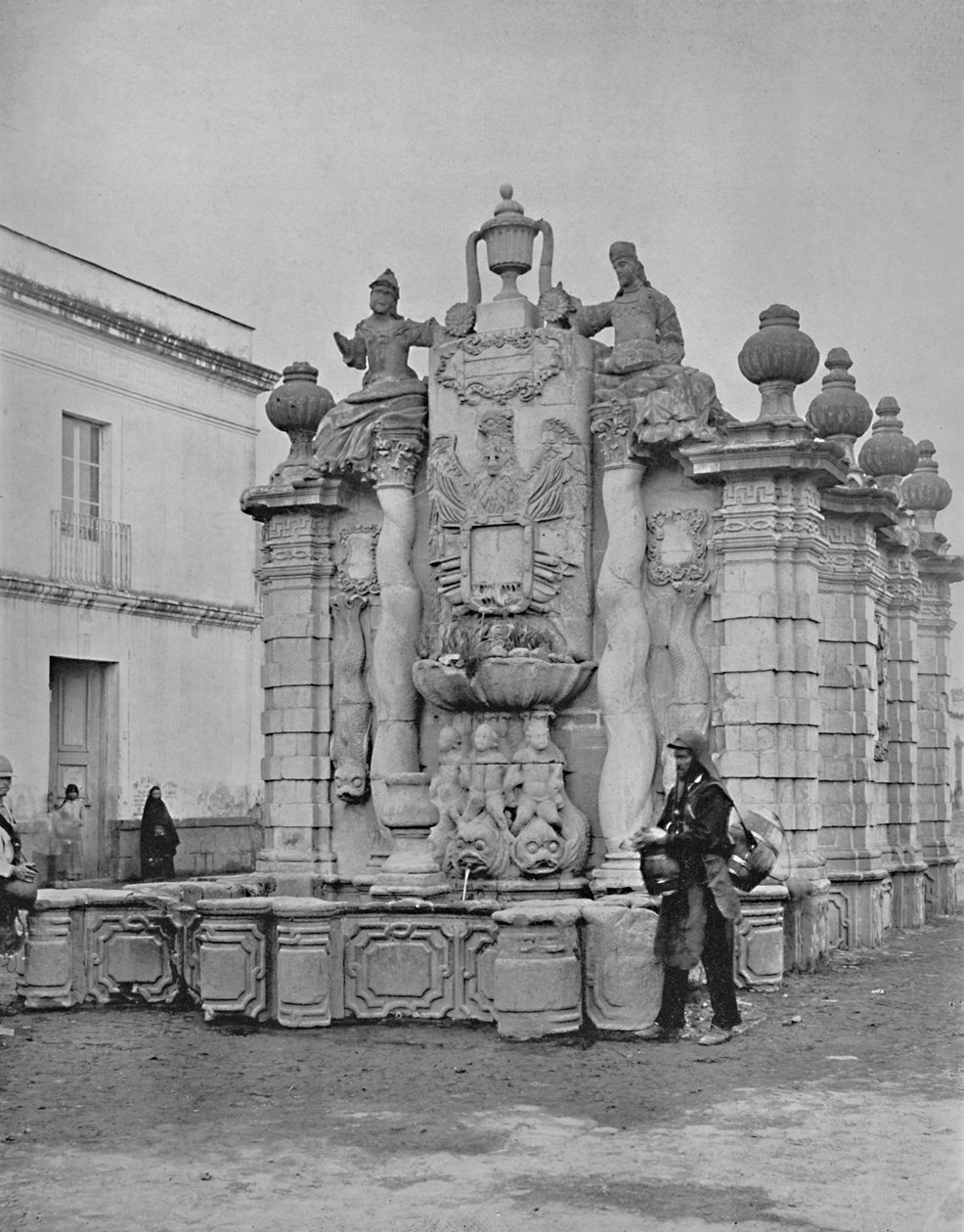 Falling Waters Çeşmesi, Meksika Şehri, c1897. by Unbekannt