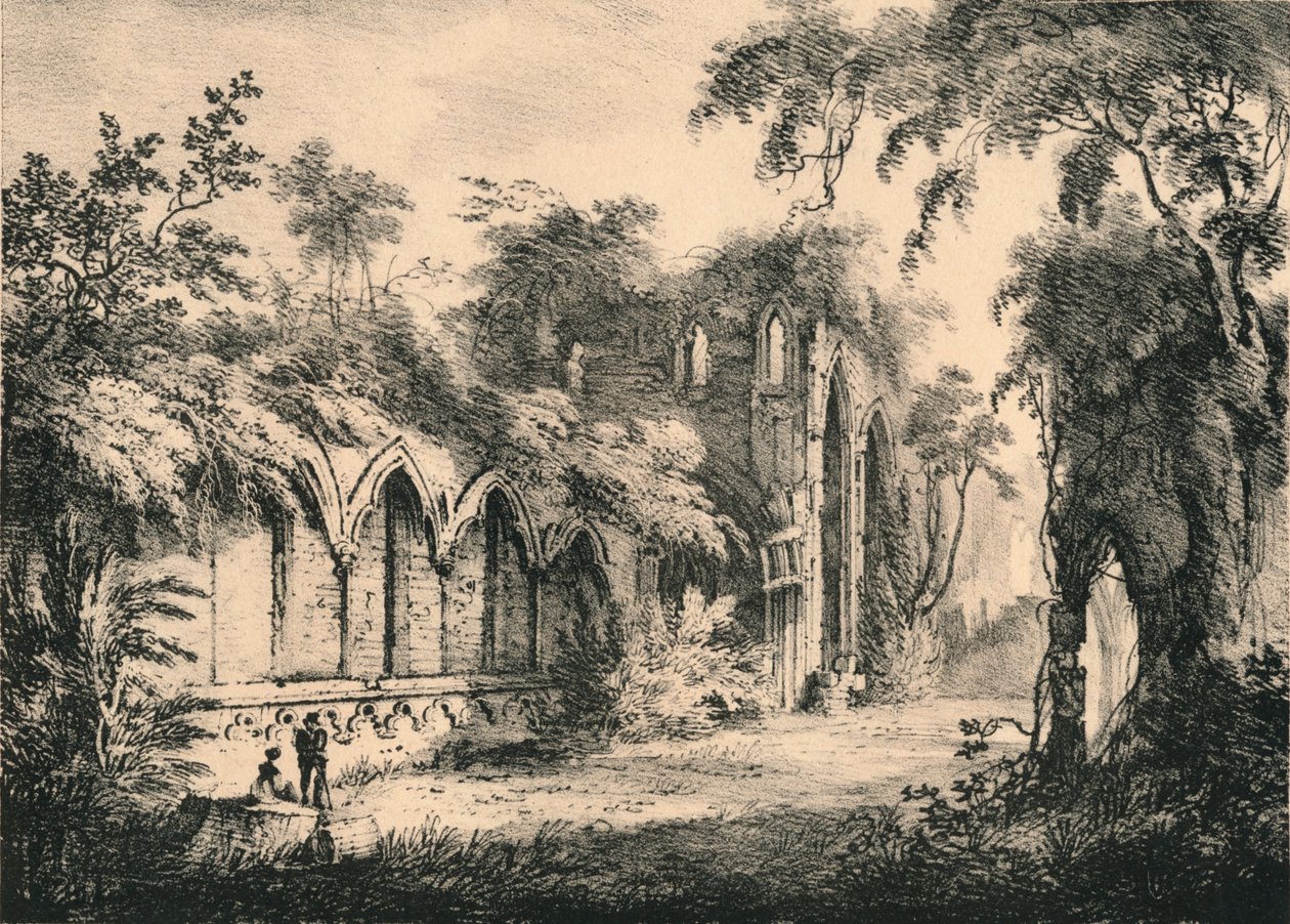 Çeşmeler Manastırı, Yorkshire, 1823 by Unbekannt