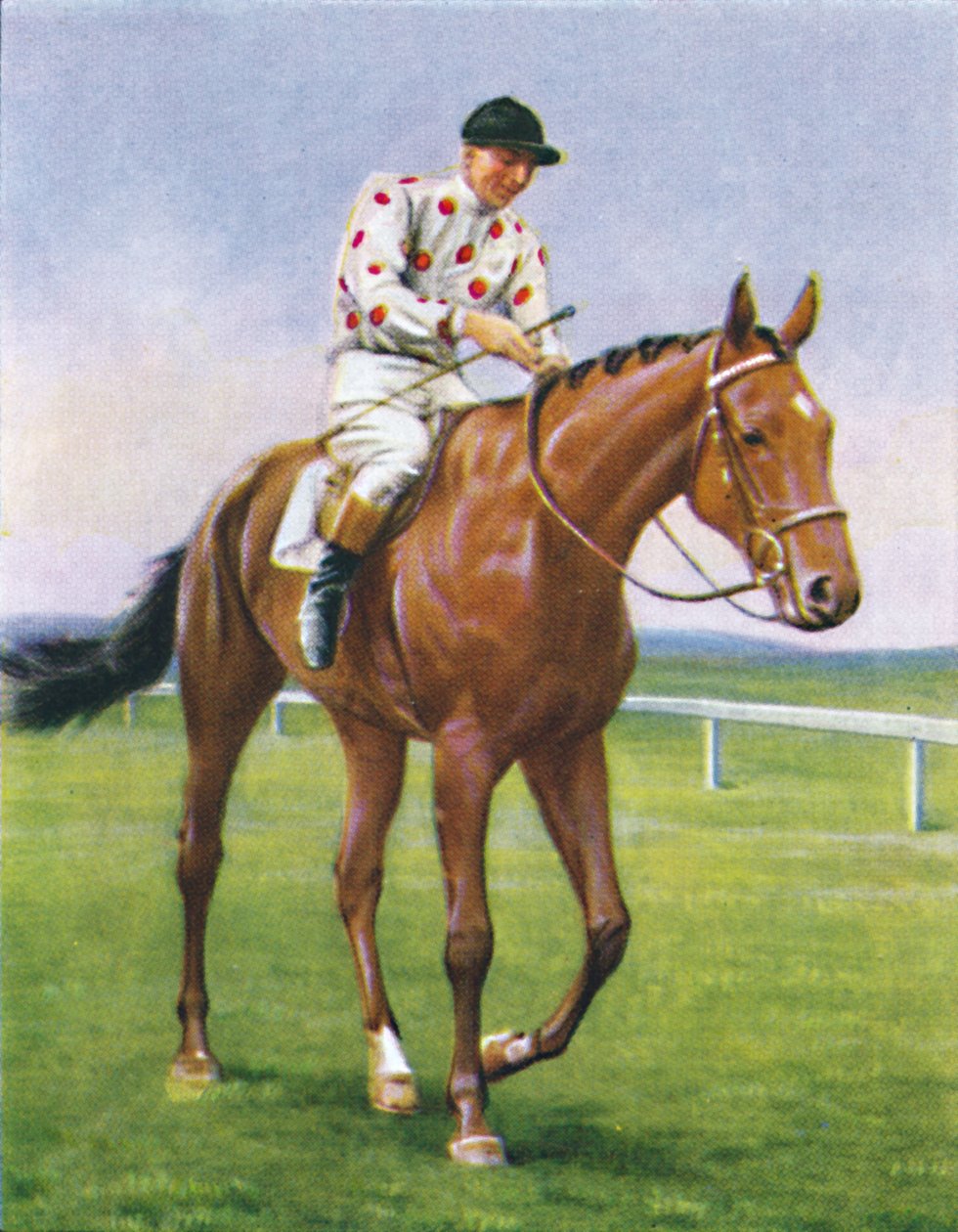 Foxbrough II, Jokey: P. Beasley, 1939 by Unbekannt