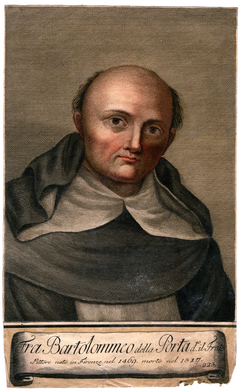 Fra Bartolomeo della Porta, Floransalı Rönesans sanatçısı by Unbekannt