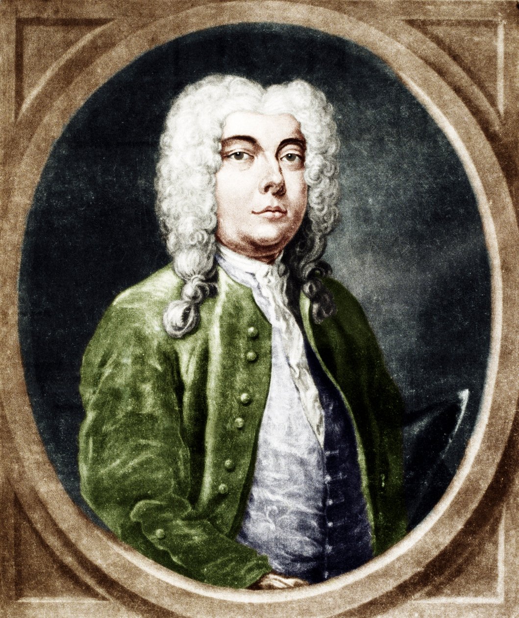 Francesco Bernardi SENESİNO - gravür. İtalyan erkek mezzosoprano castrato. 1680-1750. Handel
