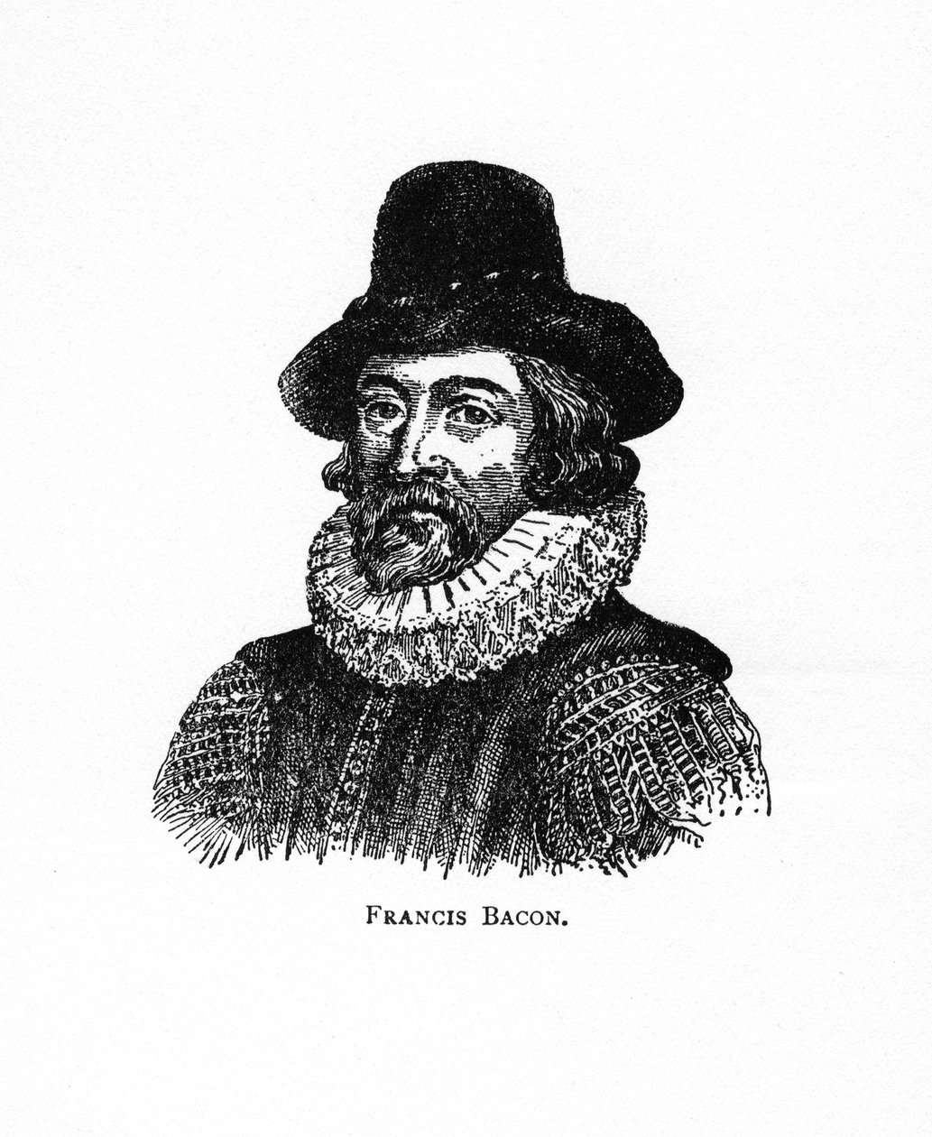 Francis Bacon, 1. Vikont St Albans, İngiliz filozof, bilim adamı ve devlet adamı, 20. yüzyıl by Unbekannt