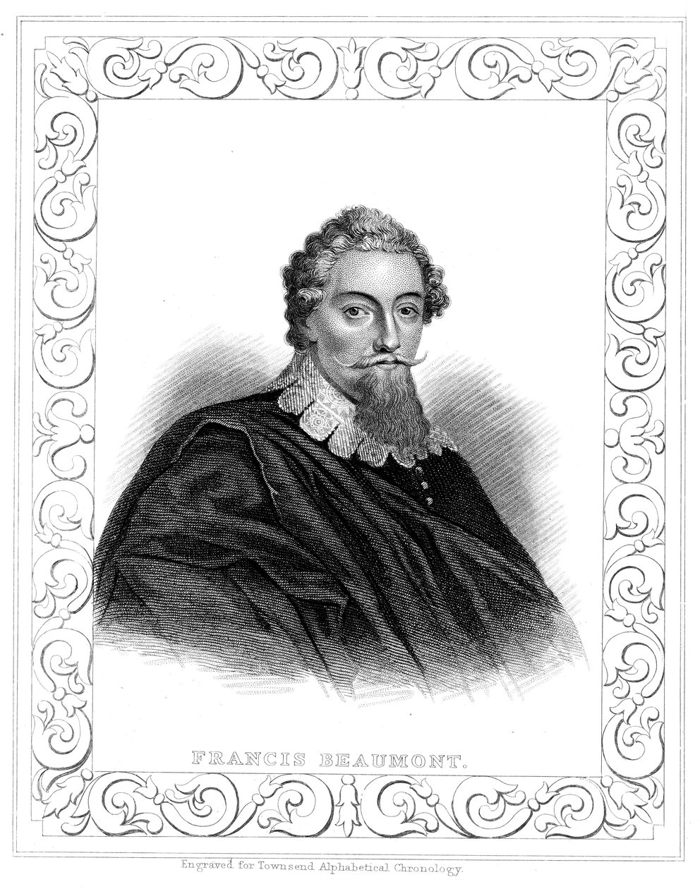 Francis Beaumont 1584-1616, İngiliz oyun yazarı ve şair by Unbekannt