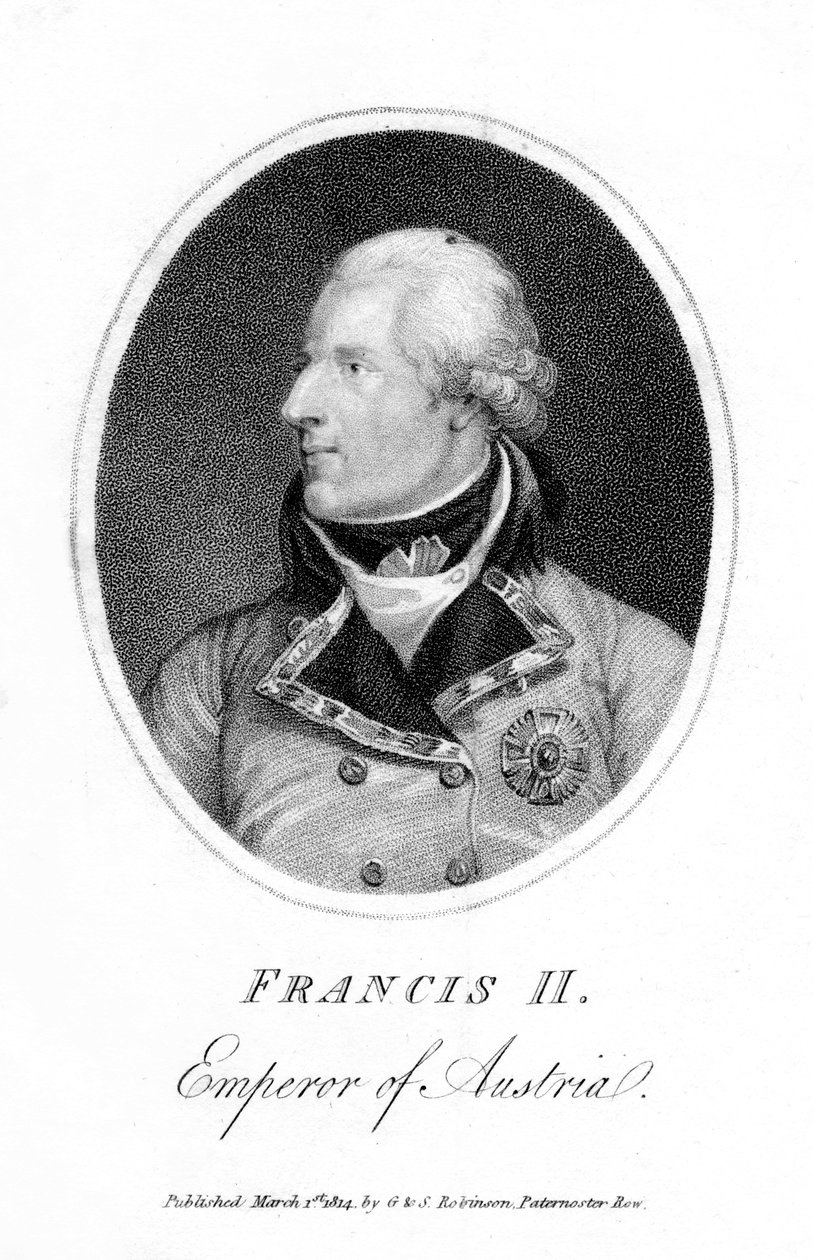 Francis II, Kutsal Roma İmparatoru, 1814 by Unbekannt