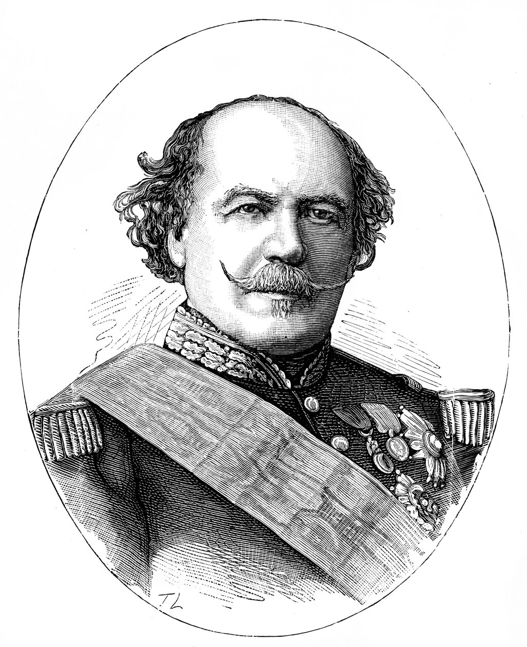 François Belirli Canrobert 1809-1895, general ve Fransa Mareşali by Unbekannt