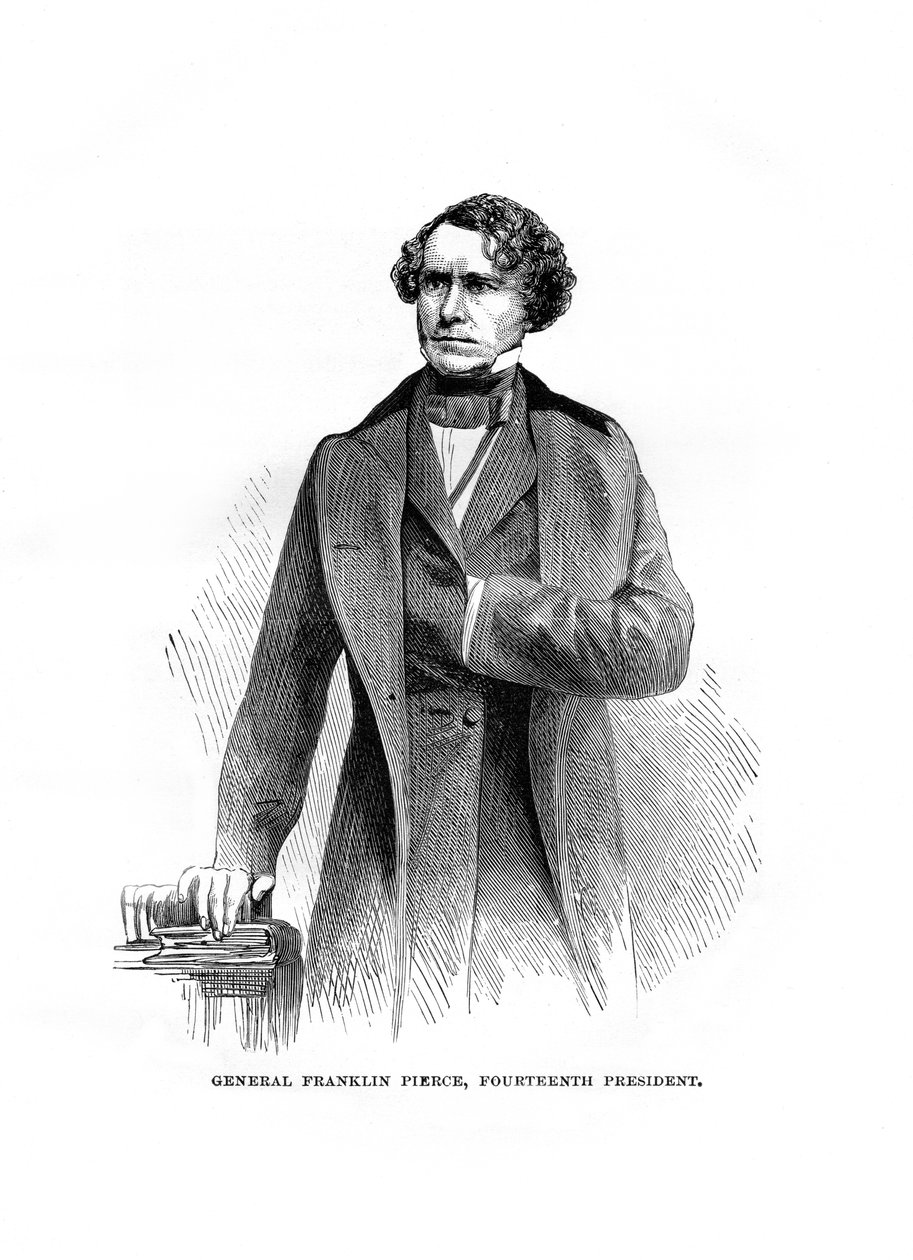 Franklin Pierce, Amerika Birleşik Devletleri başkanı, c1850