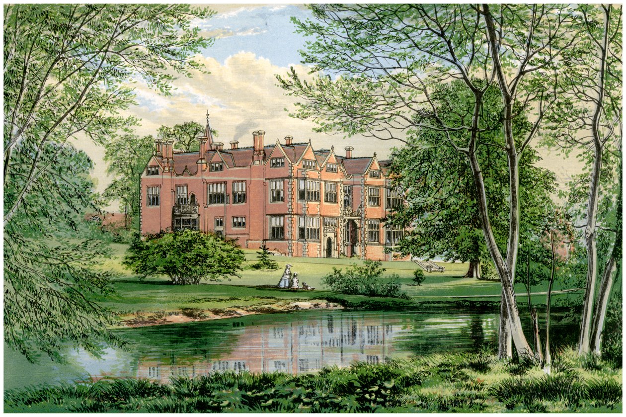 Franks Hall, Kent, Güç ailesinin evi, c1880 by Unbekannt