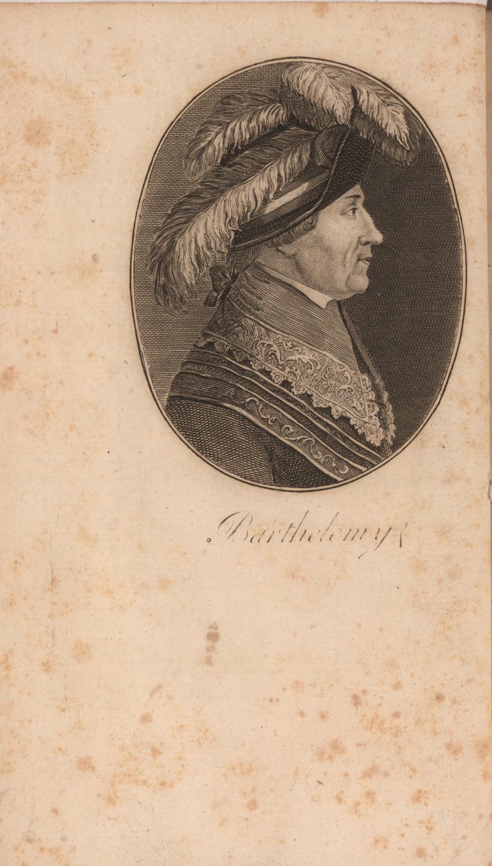 François Barthelemy 1747-1830, 1799. by Unbekannt