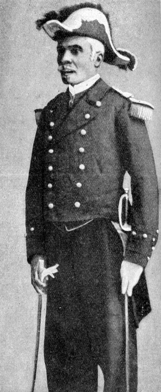 Haiti başkanı François C. Antoine Simon, amiral kılığında, 1922 by Unbekannt