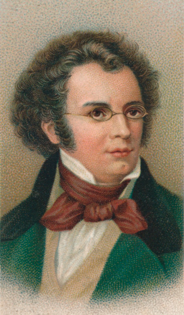 Franz Peter Schubert 1797-1828, Avusturyalı besteci, 1911 by Unbekannt