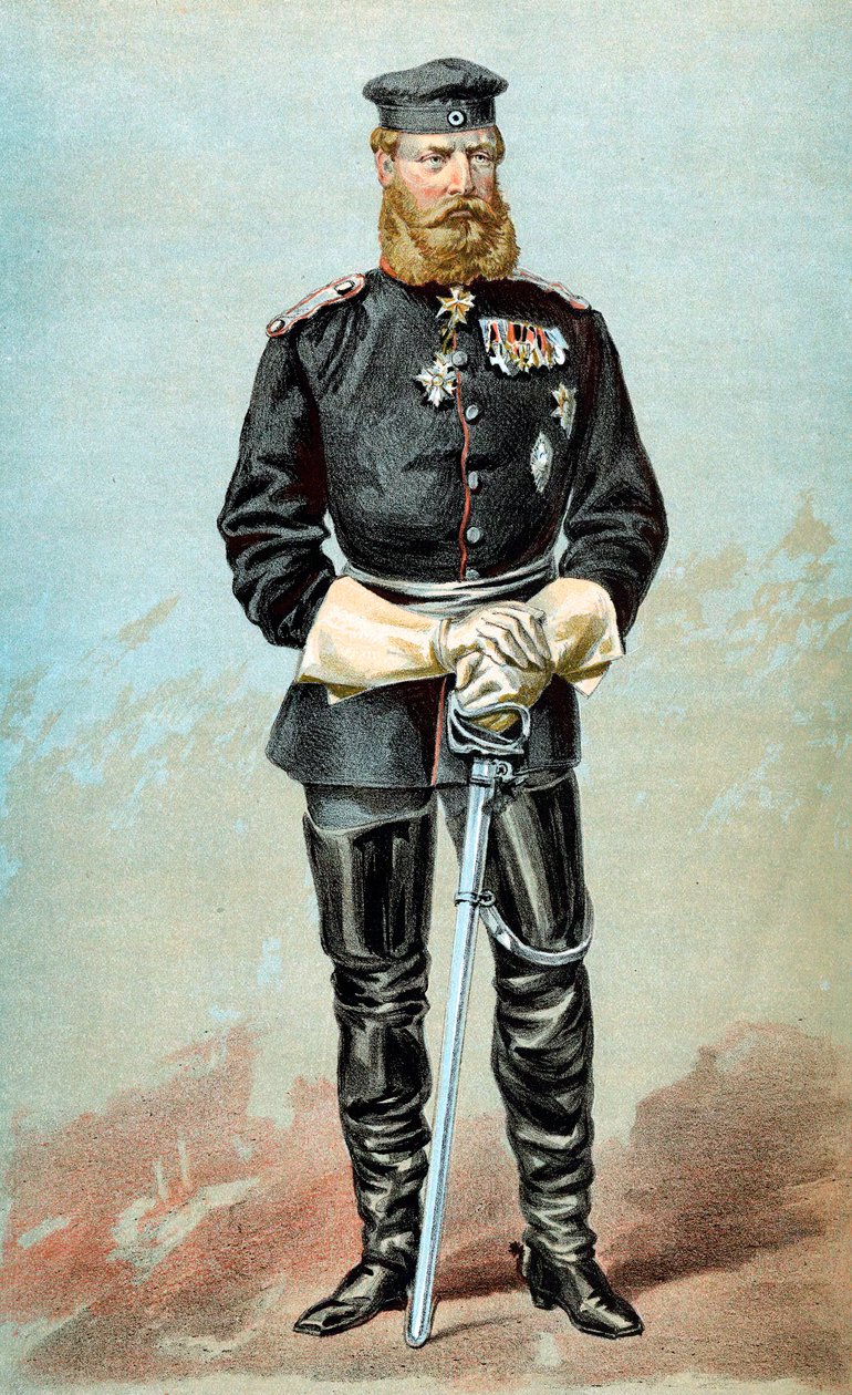 Frederick III 1831-1888, Almanya İmparatoru, 1870 by Unbekannt