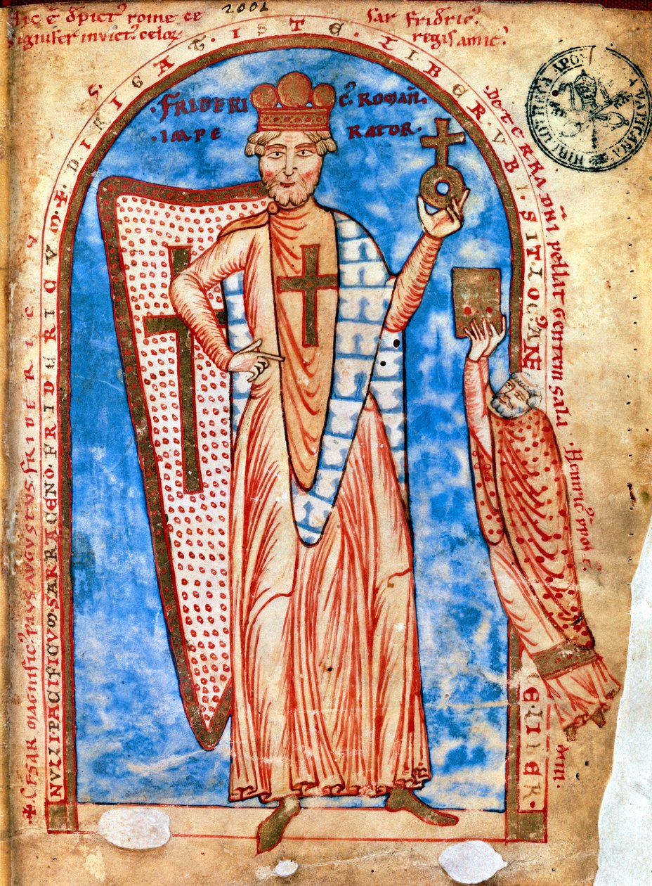 Frederick I, Barbarossa, 12. yüzyıl Kutsal Roma İmparatoru, 13. yüzyıl by Unbekannt