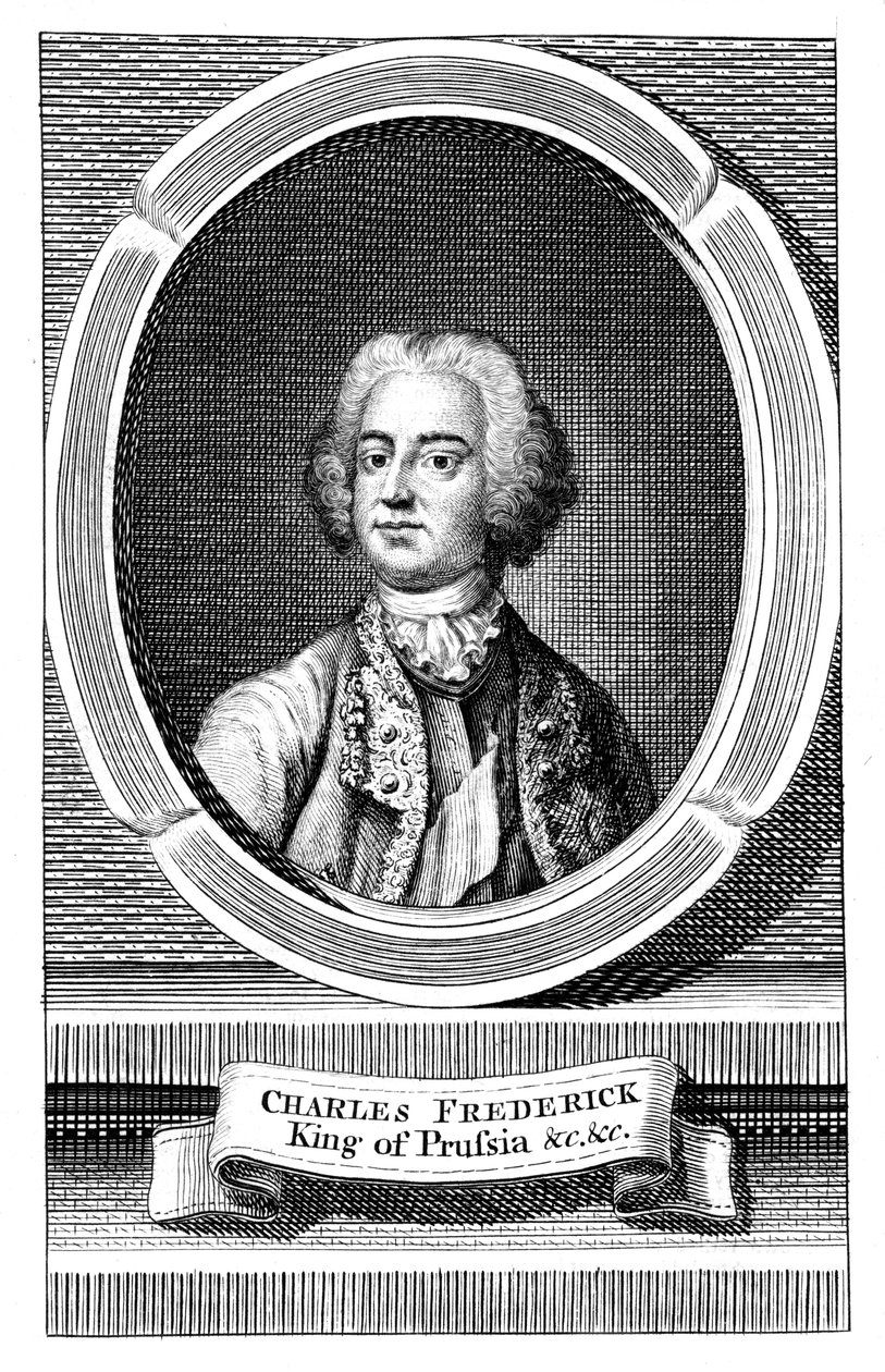 Frederick William I, Prusya Kralı by Unbekannt