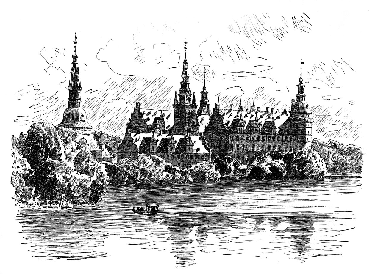 Frederiksborg Kalesi, Hillerod, Danimarka by Unbekannt