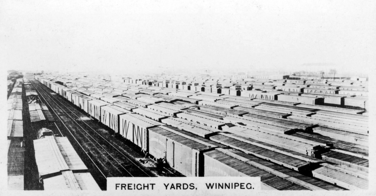 Yük alanları, Winnipeg, Manitoba, Kanada, c1920s by Unbekannt