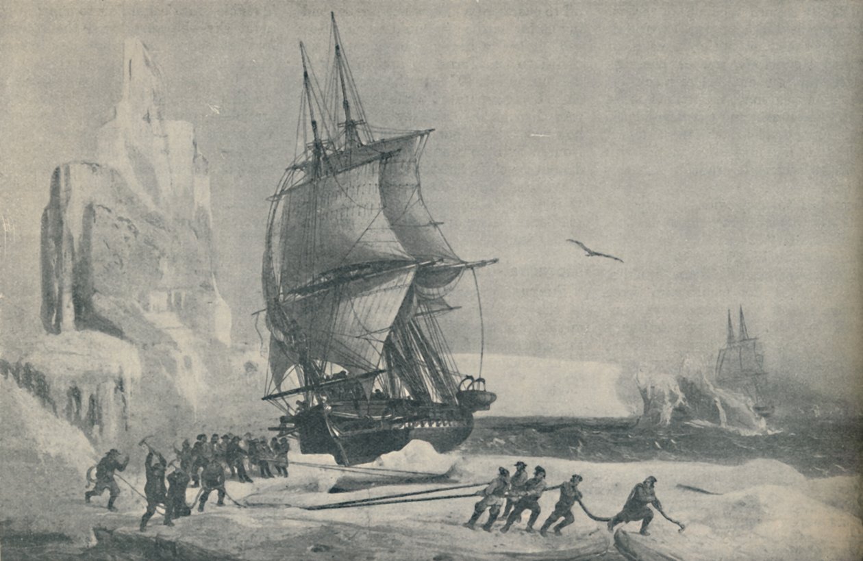 Kaptan JSC Dumont dUrville yönetimindeki Fransız Antarktika Seferi, Ağustos 1833, 1937 by Unbekannt