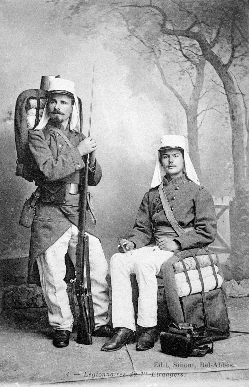 Fransız Yabancı Lejyonerleri, Sidi Bel Abbes, Cezayir, 1915 by Unbekannt