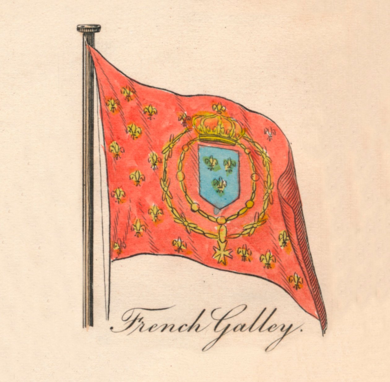 Fransız Kadırgası, 1838 by Unbekannt