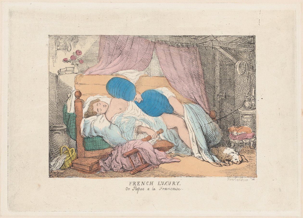Fransız Lüksü veya Repos a la Francaise, 1800-20., 1800-20. by Unbekannt