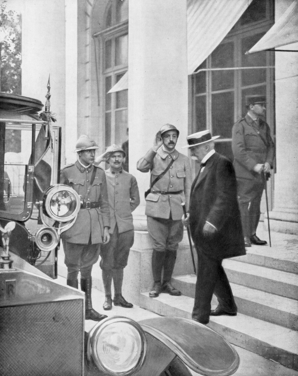 Fransa Başbakanı Georges Clemenceau, Versay'da, Fransa 3 Haziran 1918 by Unbekannt
