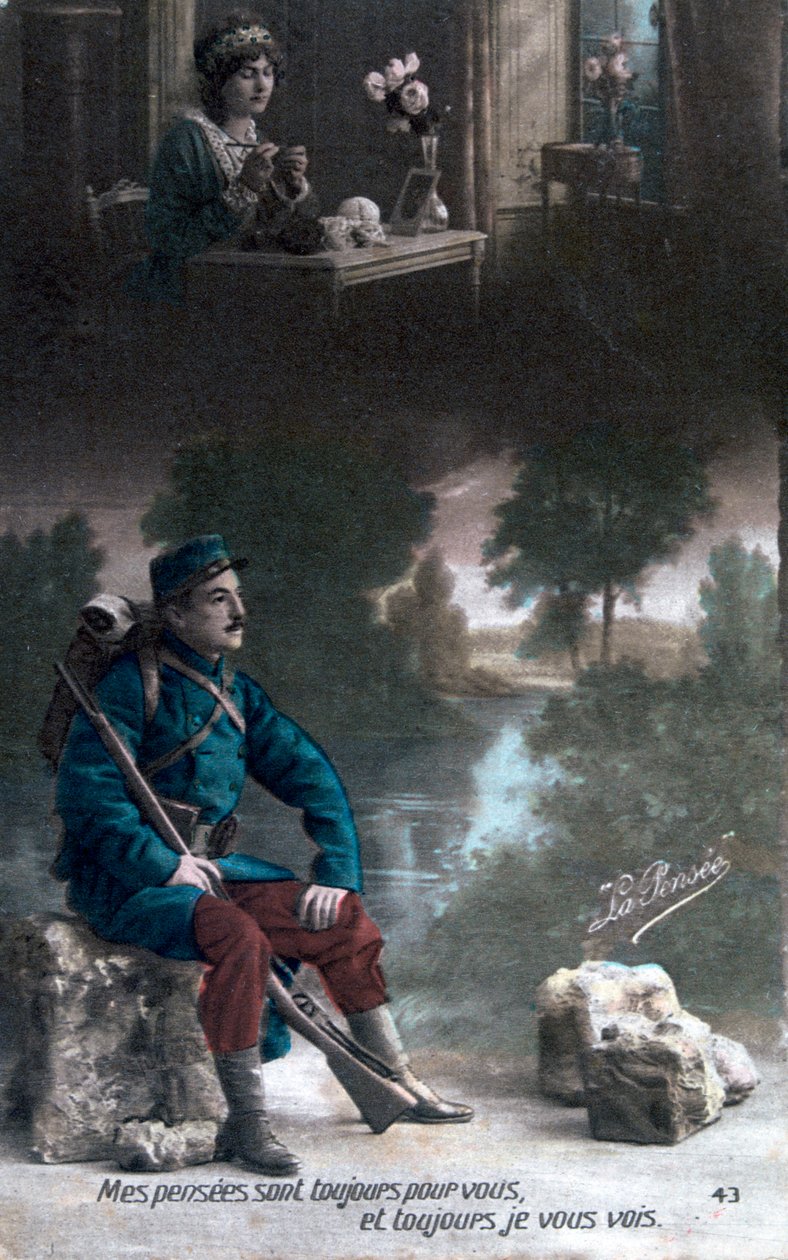 Fransız Birinci Dünya Savaşı kartpostalı, 1914-1918 by Unbekannt