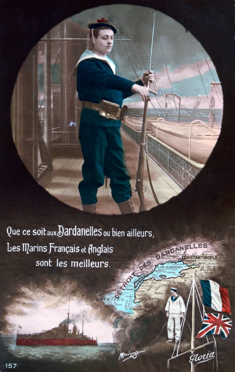 Fransız Birinci Dünya Savaşı kartpostalı, 1914-1918 by Unbekannt