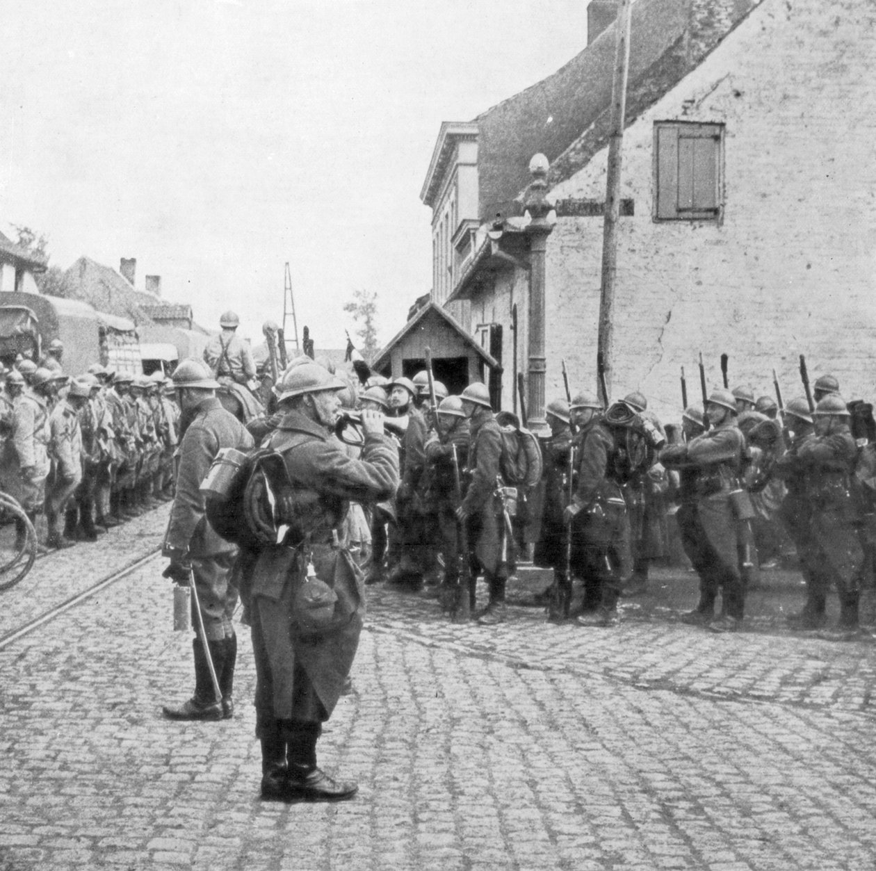 Fransız ve Belçika birlikleri, Flanders, c1917 by Unbekannt