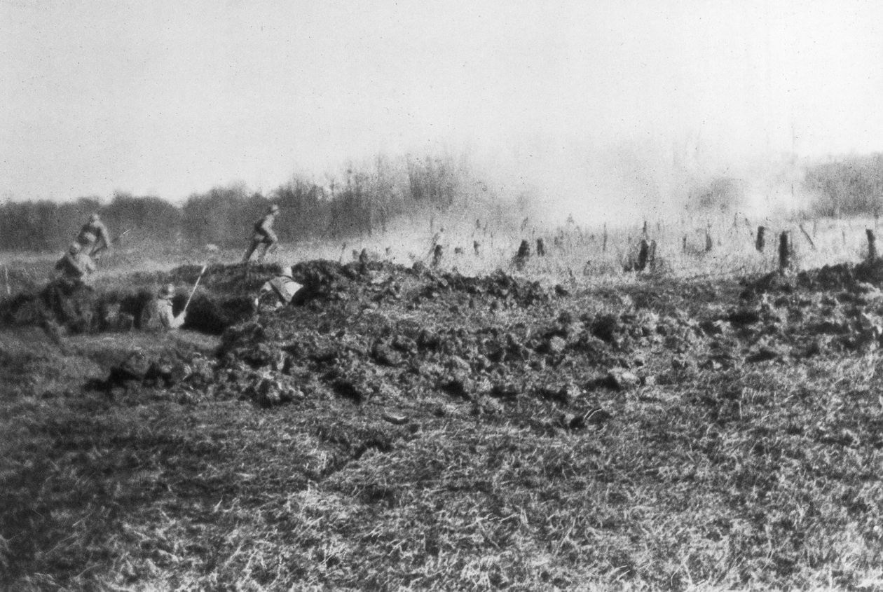 Somme ve Oise nehri arasındaki Fransız karşı saldırısı, Picardy, Fransa, 1918 by Unbekannt