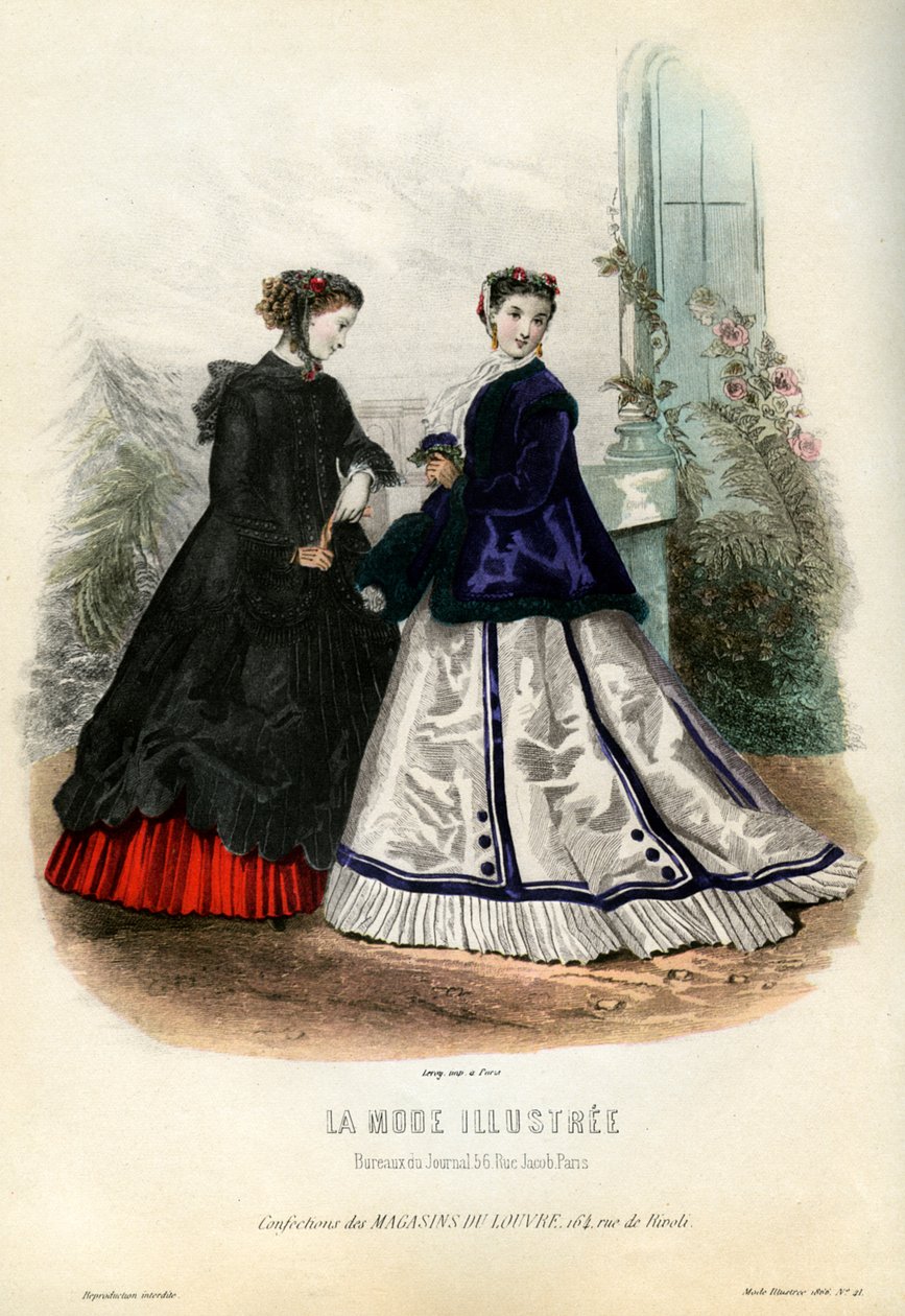 19. yüzyılın Fransız modası, 1866 1938 by Unbekannt