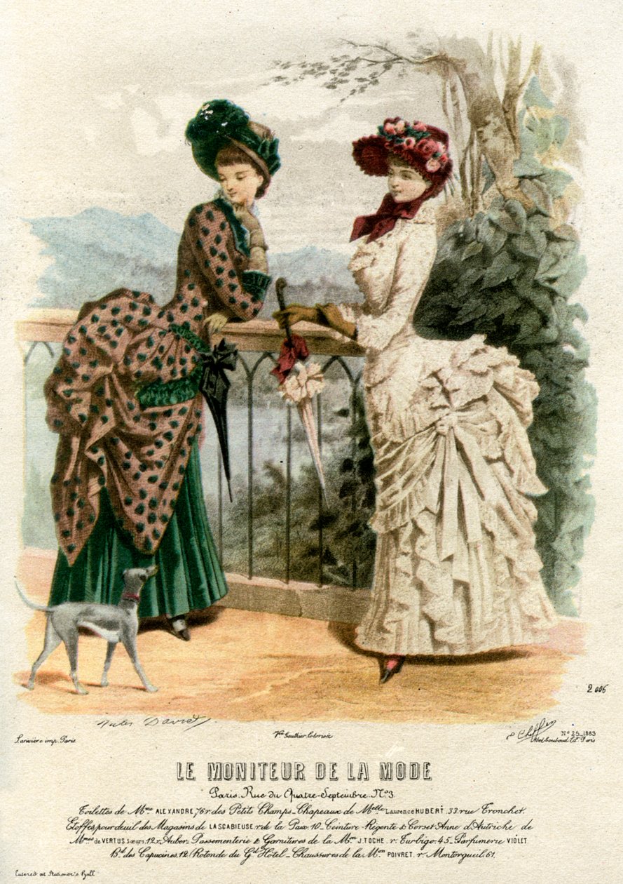 19. yüzyılın Fransız modası, 1883 1938 by Unbekannt