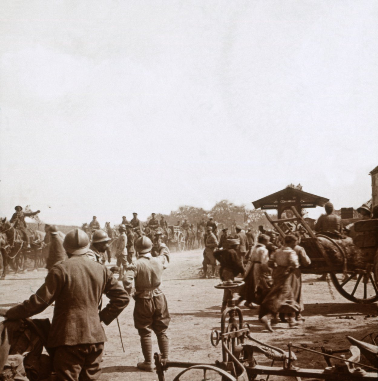 Fransız askerleri, Igny, Kuzey Fransa, c1914-c1918 by Unbekannt