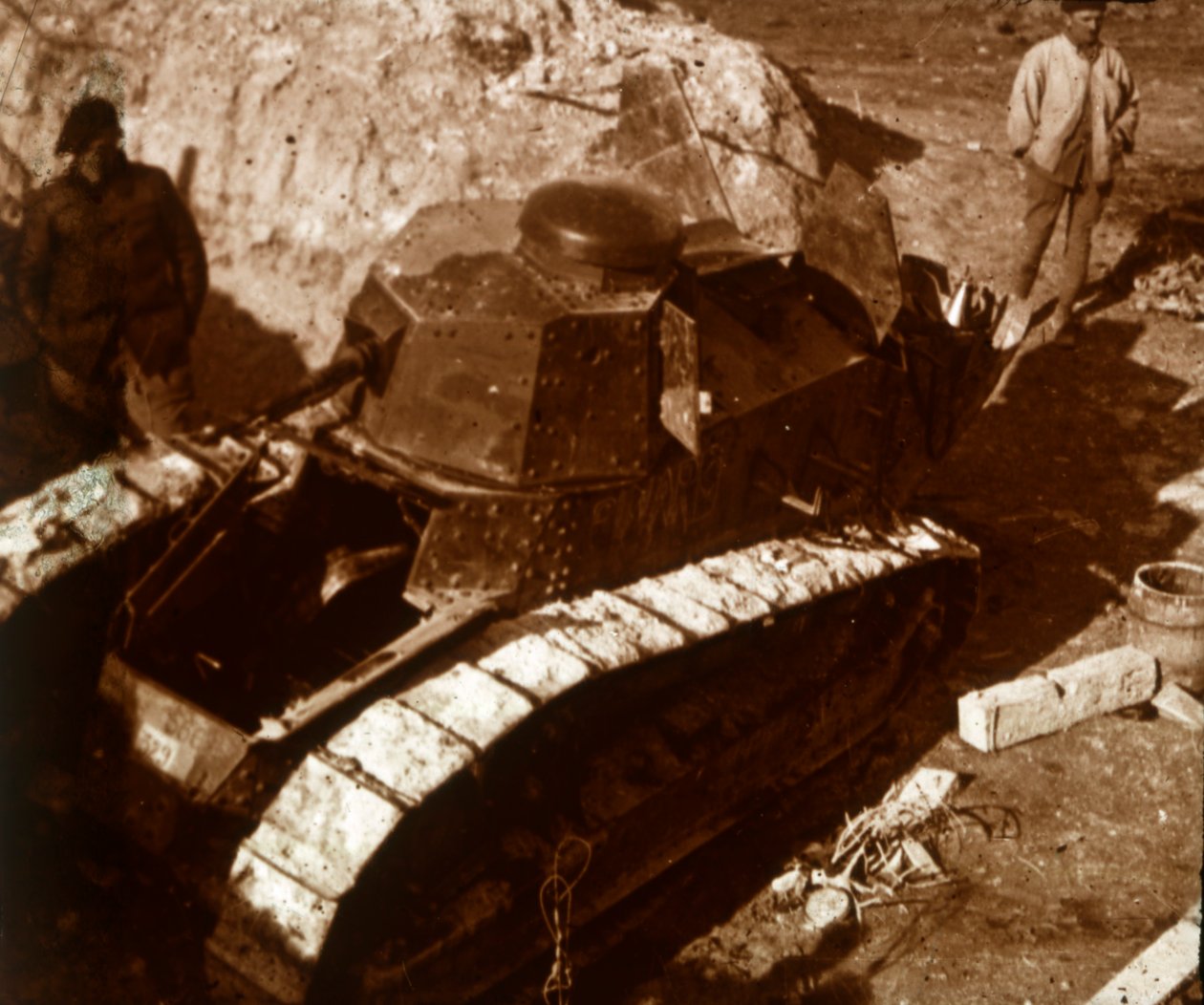 Fransız tankı, c1914-c1918 by Unbekannt