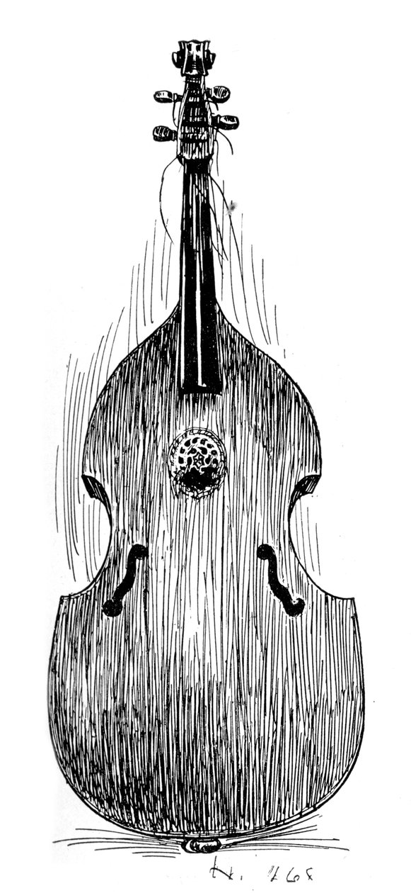 Fransız viola da gamba, c1600, 1901 by Unbekannt