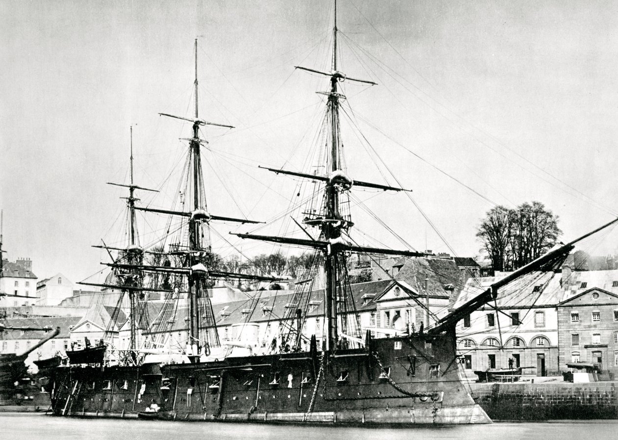 Fransız savaş gemisi, lOcean, 1868 by Unbekannt