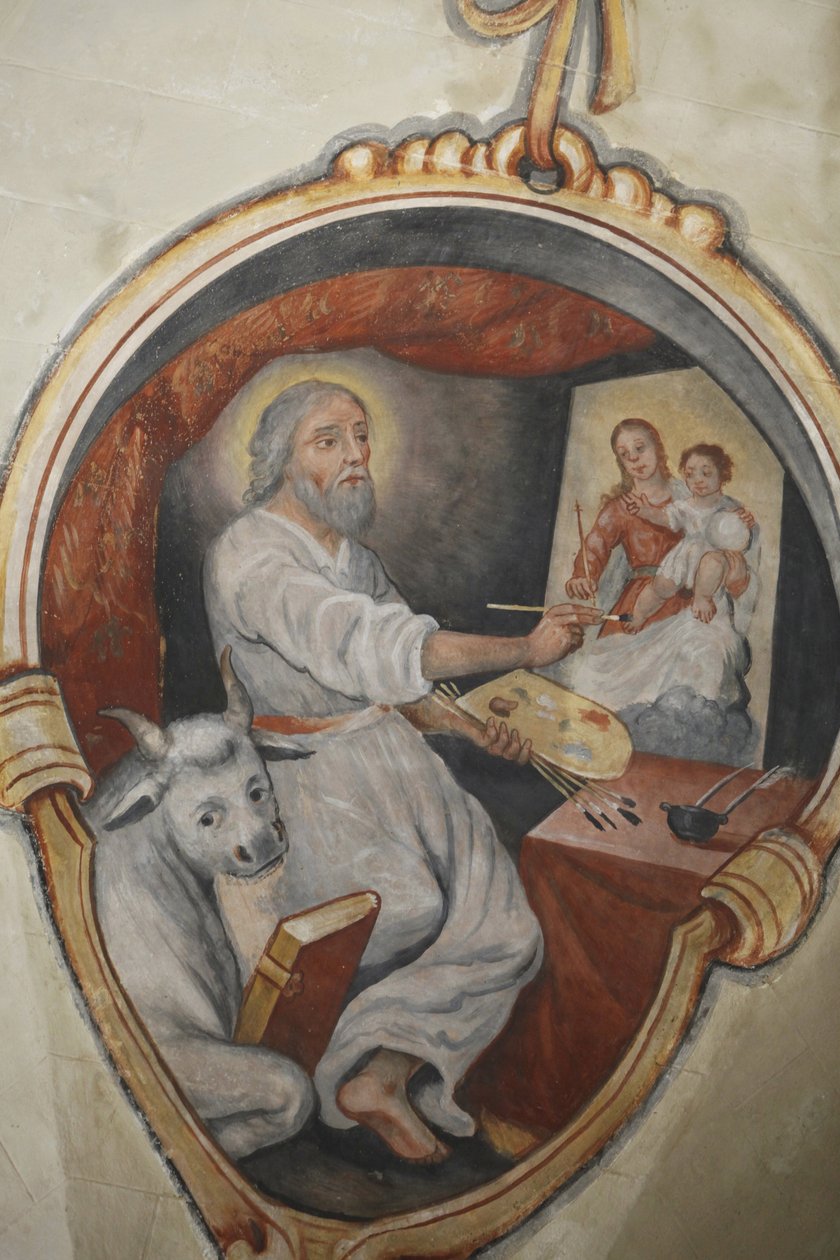 Maglie kilisesinde taze: Saint Luke tablosu, Maglie, Italie by Unbekannt