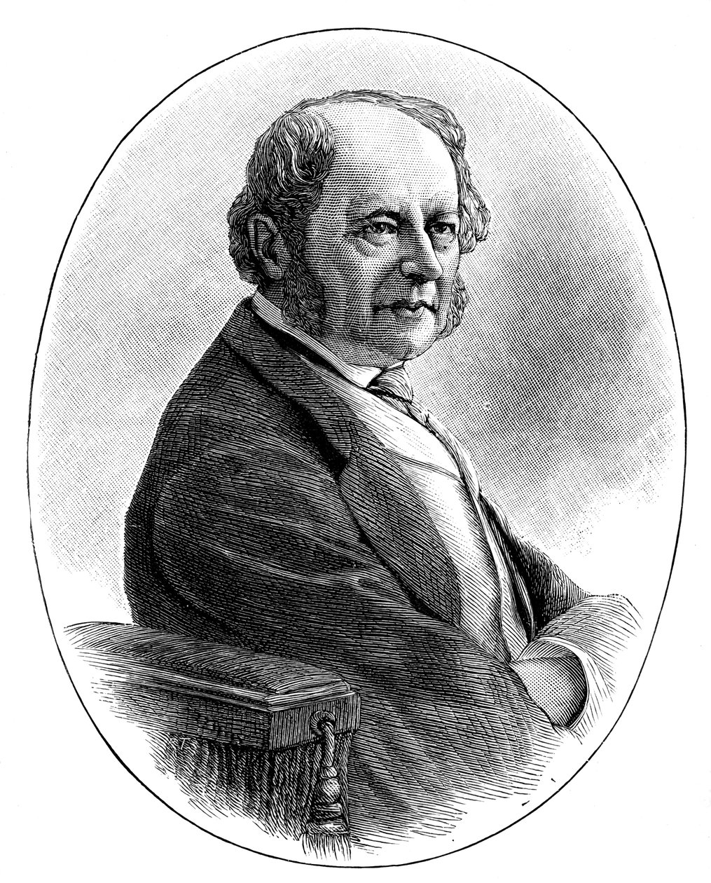 Friedrich Ferdinand Graf von Beust 1809-1886, Avusturyalı devlet adamı by Unbekannt