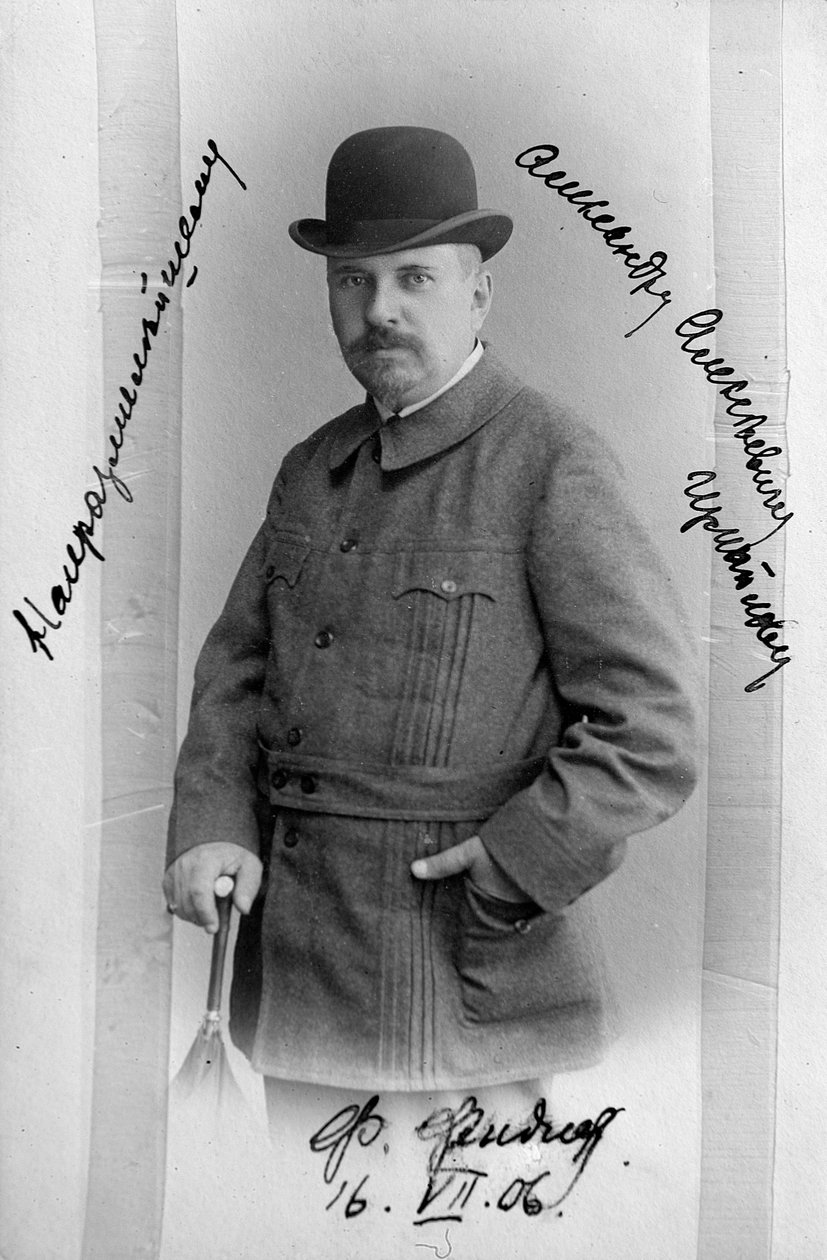 Friedrich Fyodor Fiedler, Rus şiirinin çevirmeni, c1906 by Unbekannt