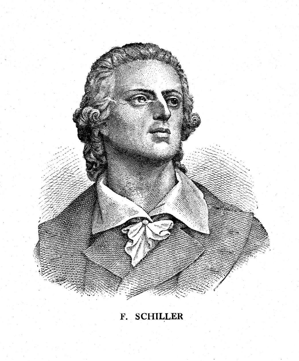 Friedrich Schiller, Alman şair, filozof, tarihçi ve oyun yazarı, 19. yüzyıl by Unbekannt