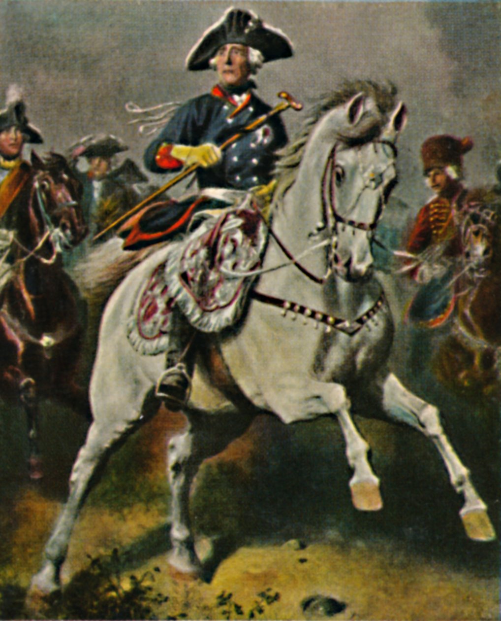 Büyük Frederick 1712-1786 savaş kralı olarak. - Camphausen tarafından yapılan resim, 1934. by Unbekannt
